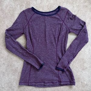 Lululemon Turn Around Long Sleeve Plum 8